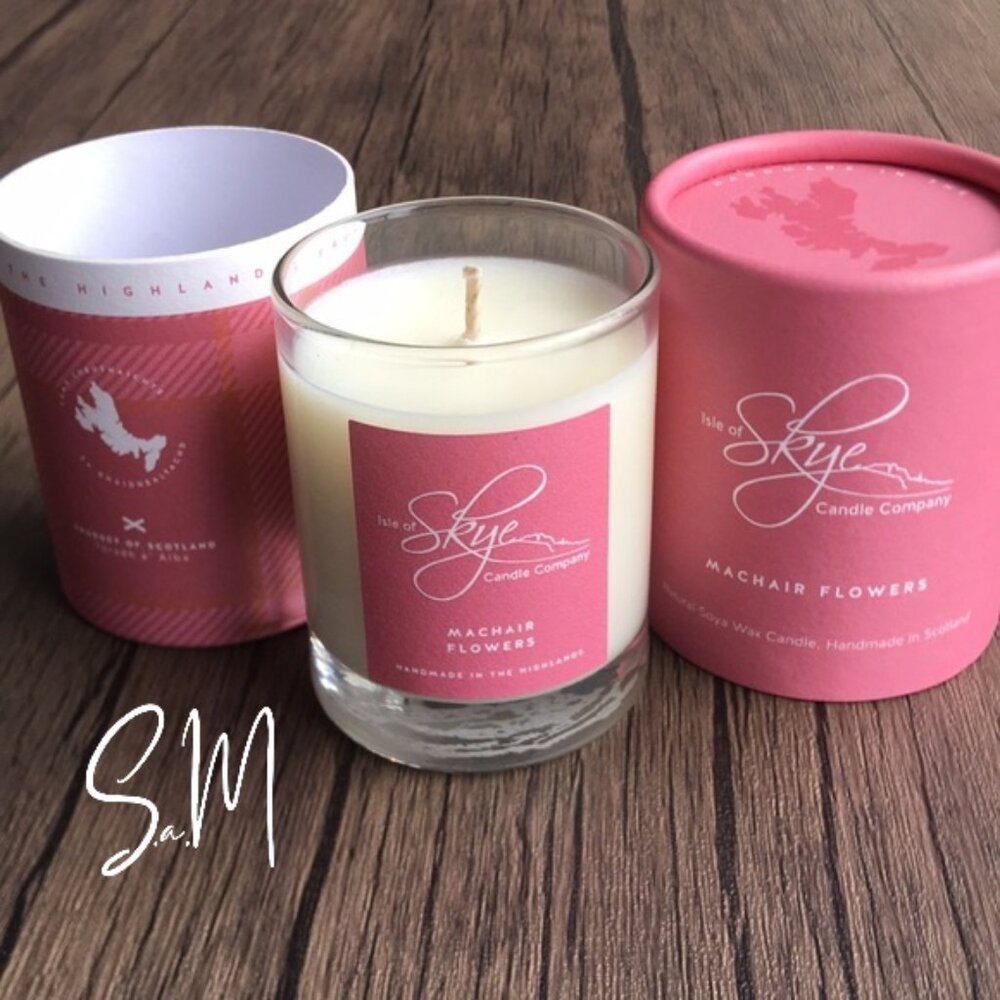NEW Scottish Machair Flower Miniature Travel Candle!